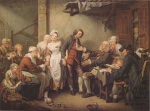 Jean Baptiste Greuze The Village Betrothal (mk05) china oil painting image
